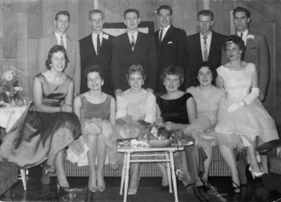 Waterloo College students at a formal dance