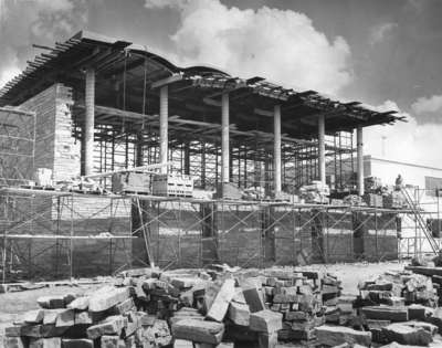 Construction of the Waterloo Lutheran Seminary building