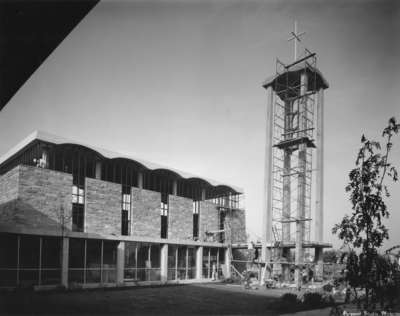 Construction of Waterloo Lutheran Seminary building