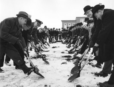 Waterloo Lutheran University Library groundbreaking ceremony