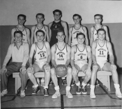 Waterloo College men's basketball team, 1953-54