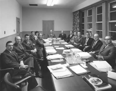 Waterloo Lutheran University Board of Governors meeting, 1966