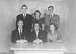 Waterloo College Sophomore class executive, 1954-55