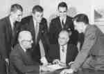 The Rotary Club of Kitchener public speaking contest finalists, 1955