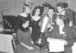 Presentation of the Solid Gold Cup at Waterloo College 1957 Reunion