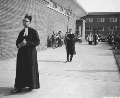 Procession at the service of dedication for the Waterloo Lutheran Seminary