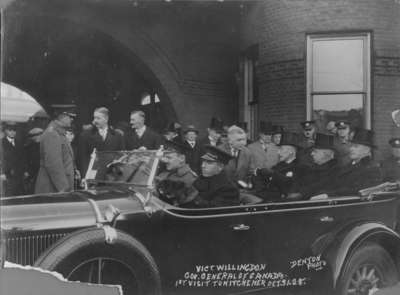 Viscount Willingdon's visit to Kitchener, 1928