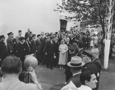 King George VI and Queen Elizabeth during Royal Tour of Canada, 1939