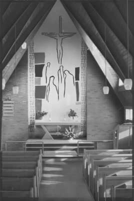 Interior of Christ Evangelical Lutheran Church, Peterborough, Ontario