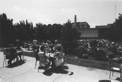 Waterloo Lutheran University Library Open House luncheon, 1971