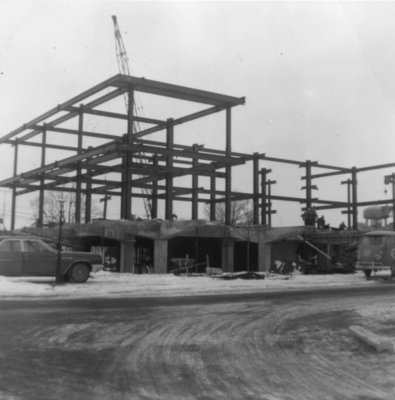 Waterloo Lutheran University Library construction