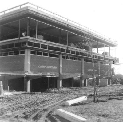 Waterloo Lutheran University Library construction
