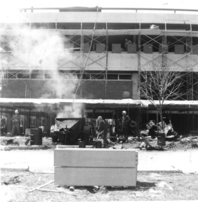 Waterloo Lutheran University Library construction