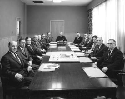 Joint meeting of the Executive of the Eastern Canada Synod and the Executive of the Board of Governors of Waterloo Lutheran University, 1963