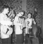 Kal Trio at Waterloo College Dorm Dance, 1955-56