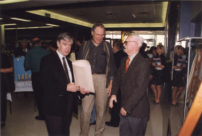 Unveiling of Peter Goetz paintings of Wilfrid Laurier University Library