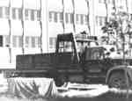 Truck parked at the Central Teaching Building construction site, Waterloo Lutheran University