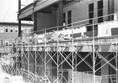 Construction of the Central Teaching Building, Waterloo Lutheran University