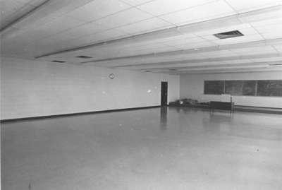 Construction of Central Teaching Building, interior