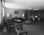 Health Services lounge, Waterloo Lutheran University, 1971