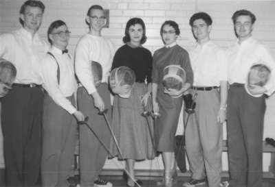 Waterloo College Fencing Team, 1955-56