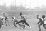 Powder puff football game during Winter Carnival 1973