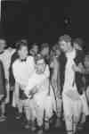 Waterloo College students during initiation week, 1955