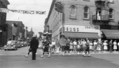 Luther League of America parade, Kitchener, 1941