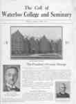 The call of Waterloo College and Seminary, 1931