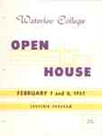 Waterloo College Open House souvenir program, February 7 and 8, 1957