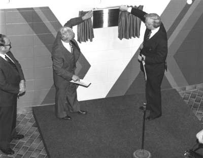 Opening of the Frank C. Peters Professional Building, Wilfrid Laurier University