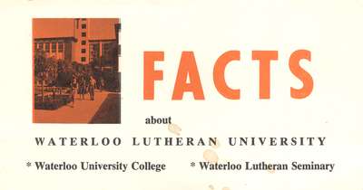 Facts about Waterloo Lutheran University