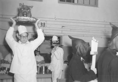 Boar's Head Dinner, Waterloo College, 1955