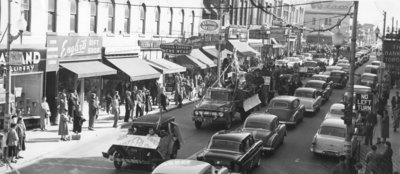 Waterloo College Homecoming Parade, 1955