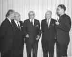 Five men at the Lutheran Brotherhood lectures, 1963