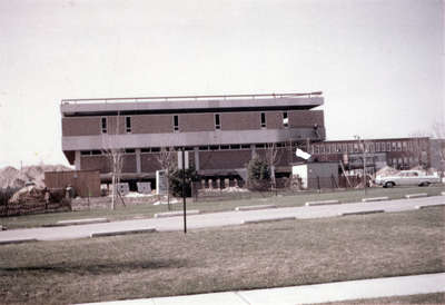 Waterloo Lutheran University Library, phase 1 construction