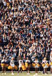 Fans at Wilfrid Laurier University football game