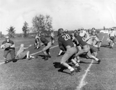 Waterloo College football game