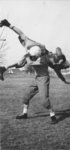 Two Waterloo College football players, 1953