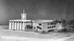 Architectural model of the Waterloo Lutheran Seminary building