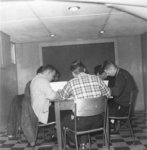 Waterloo College students seated at table