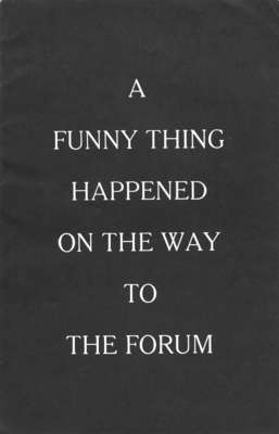 Waterloo Lutheran University Purple and Gold Revue proudly presents A funny thing happened on the way to the Forum