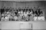 Purple and Gold Revue cast and crew, December 1949