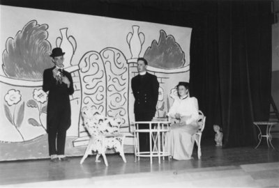 Waterloo College production of &quot;The importance of being earnest&quot;, 1950