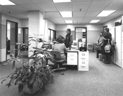 Faculty of Social Work office, Peters Building, Wilfrid Laurier University