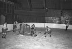 Waterloo College hockey game, 1949-50