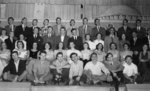 Purple and Gold Revue cast and crew, December 1949