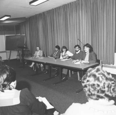 Faculty of Social Work Job Information Panel, Wilfrid Laurier University, 1983