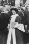 Elizabeth Pittaway at Wilfrid Laurier University fall convocation 1990
