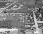 Aerial view of Waterloo College, 1957